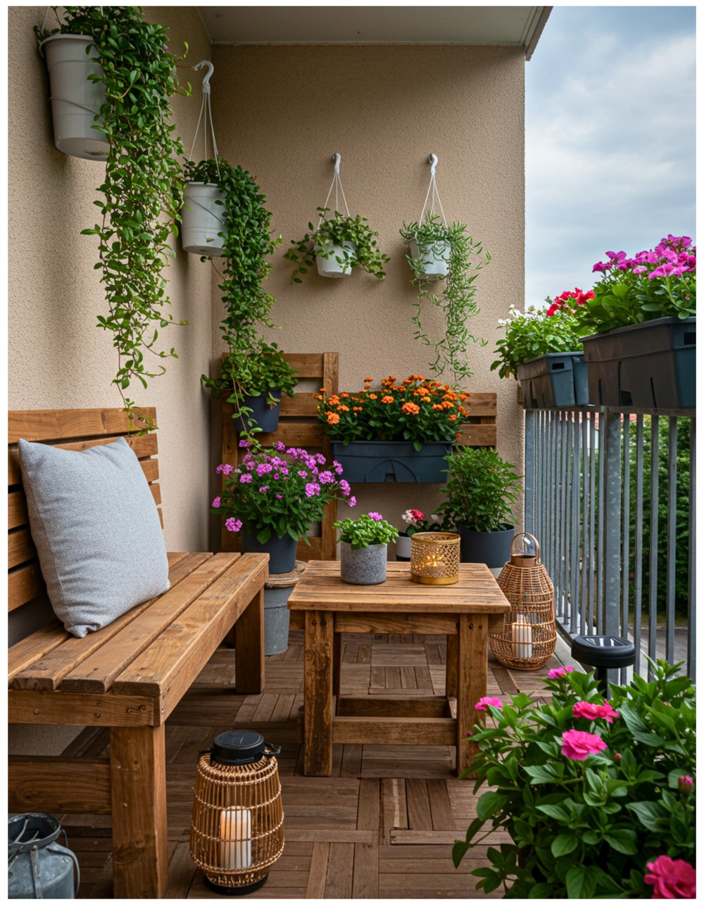 Eco-Friendly Balcony Retreat