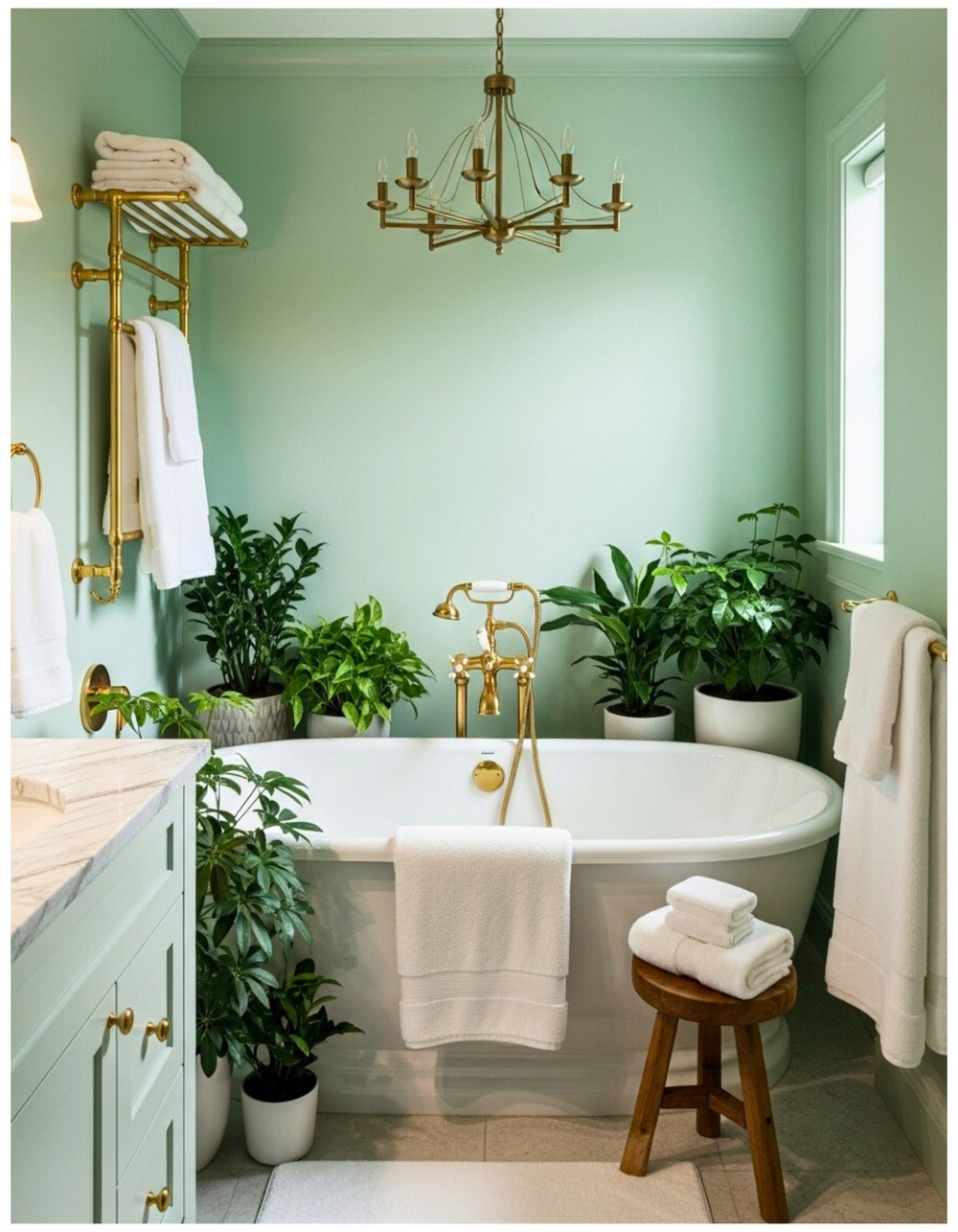 Elegant Green Bathroom Ideas for a Relaxing Retreat