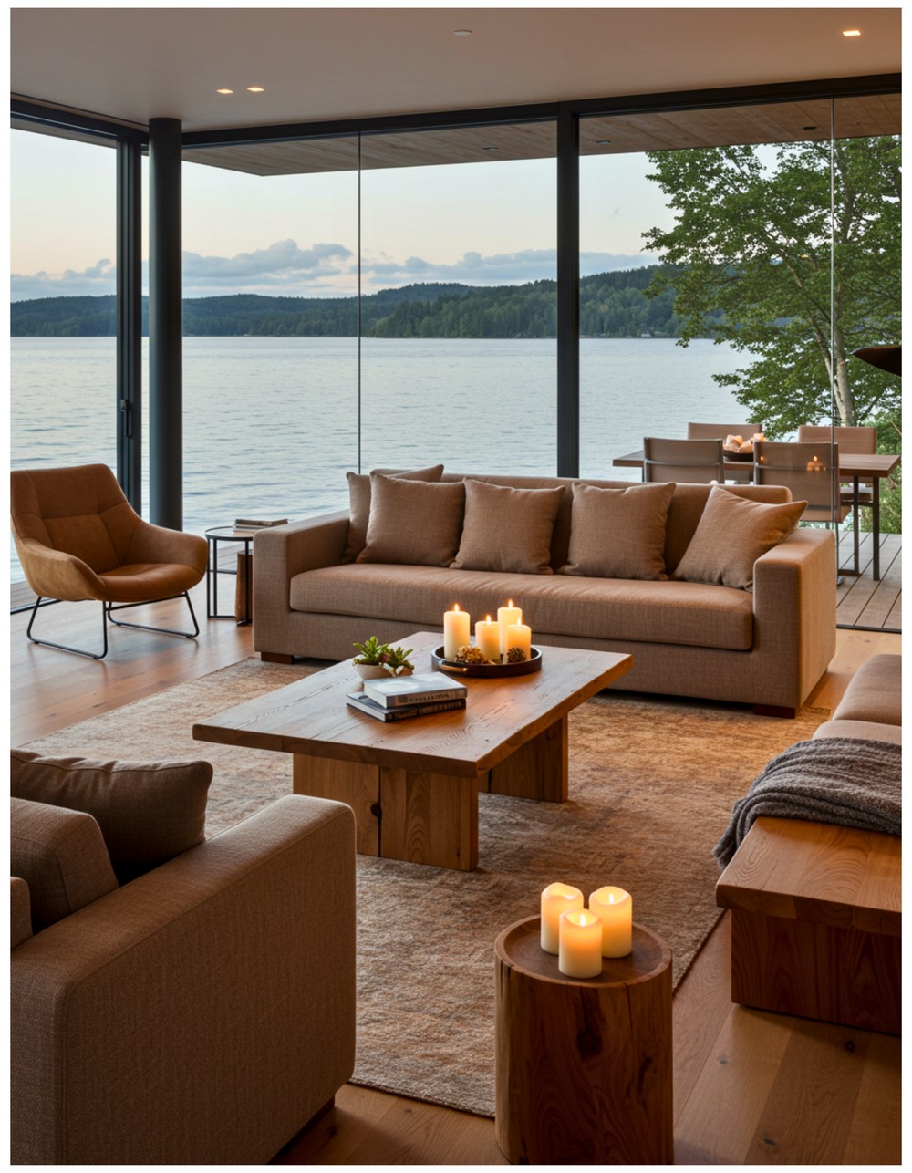 Elegant Lakehouse Design for Relaxation and Style