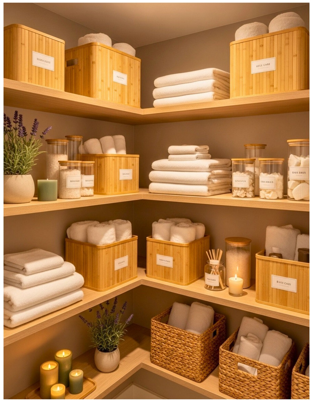 Elegant Spa Bathroom Organization Ideas for Serenity