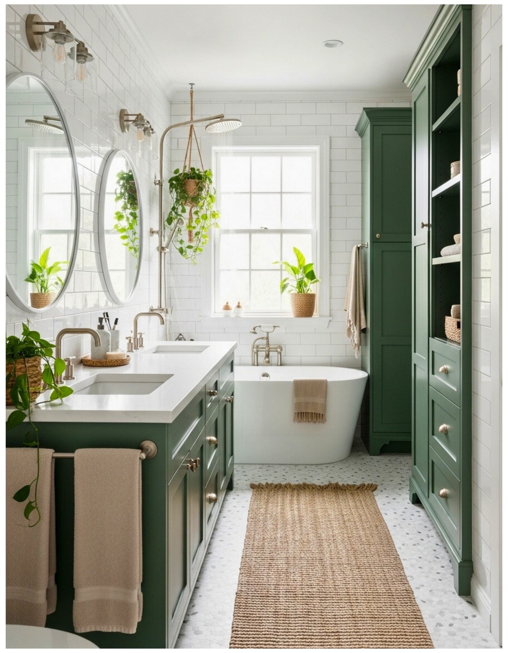 Explore Modern Green Bathroom Ideas for a Refreshing Retreat