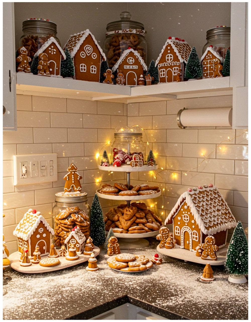 Gingerbread-Themed Kitchen Corner