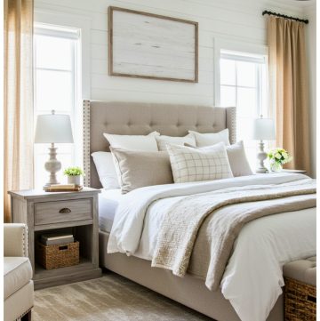 Inviting Modern Farmhouse Bedroom Inspiration