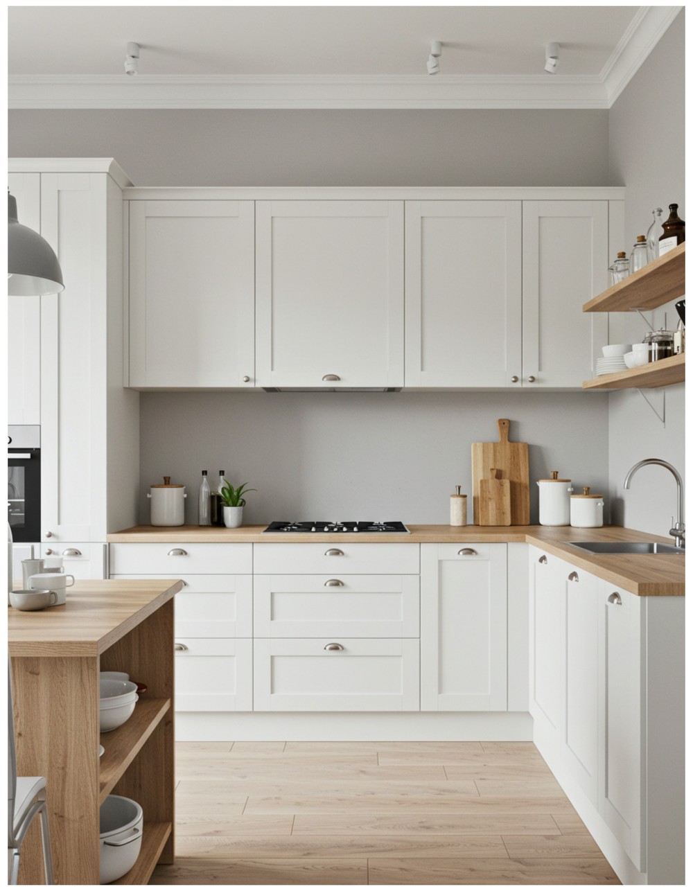 Matte White Cabinets