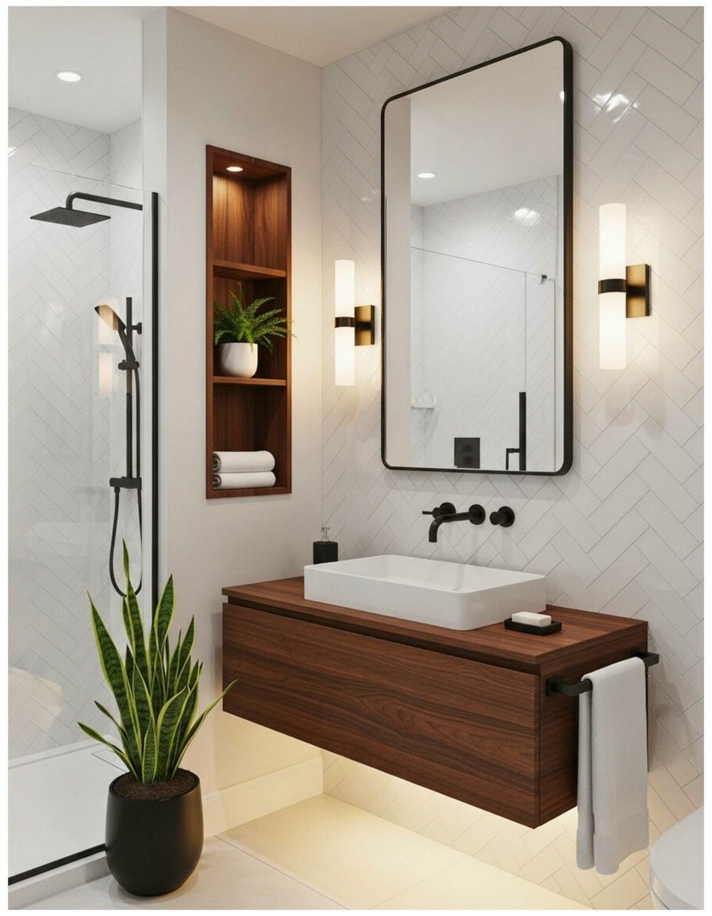 Small Modern Bathroom Ideas for a Luxurious Touch