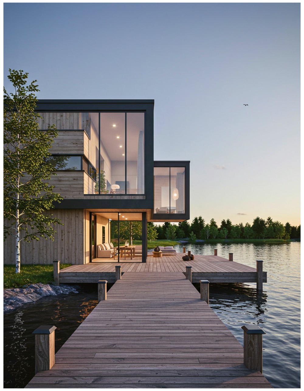 Stunning Ideas for Modern Lakehouse Design