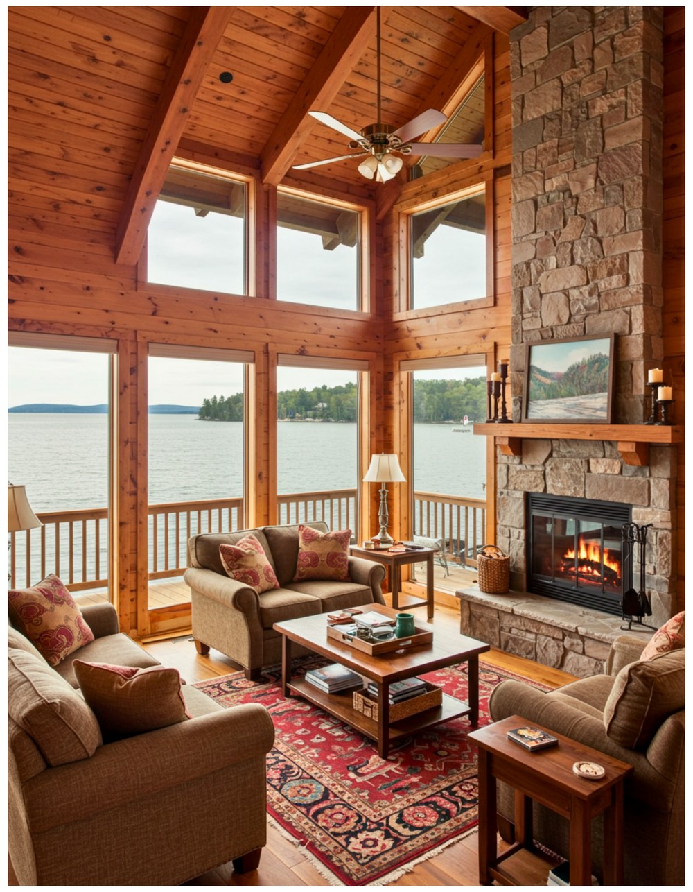 Stunning Lakehouse Design for Your Cozy Retreat