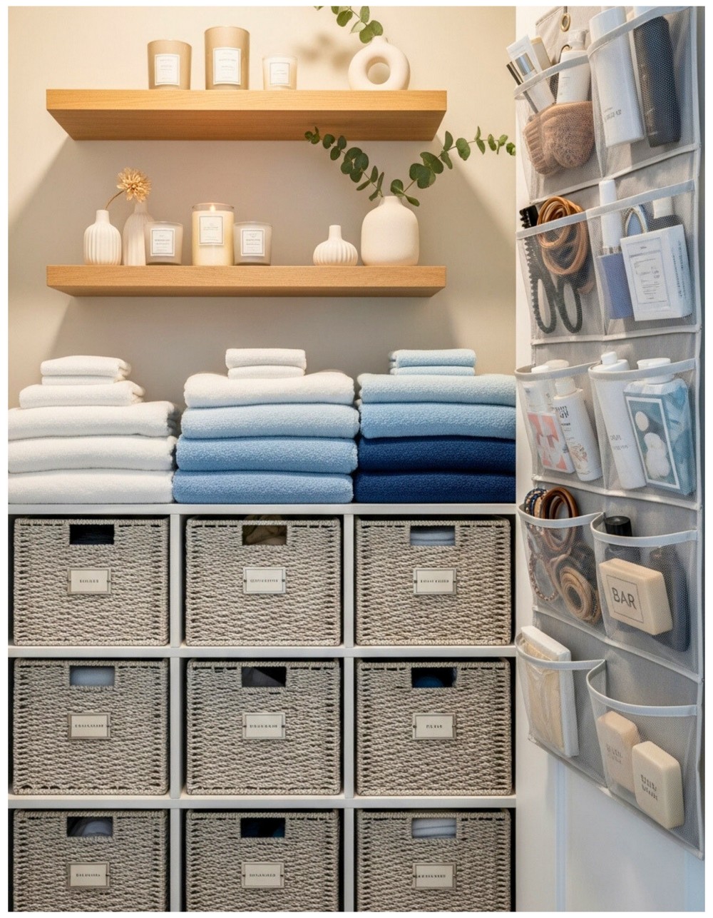 Stylish Bathroom Closet Organization Ideas