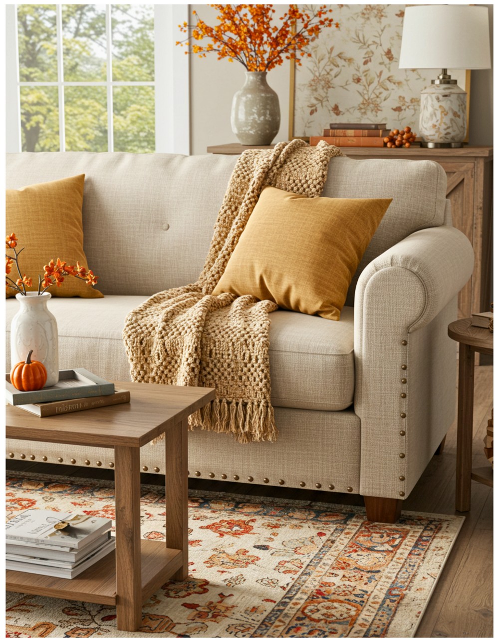 Textural Rug Layering