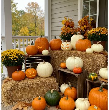 The Classic Pumpkin Patch Porch