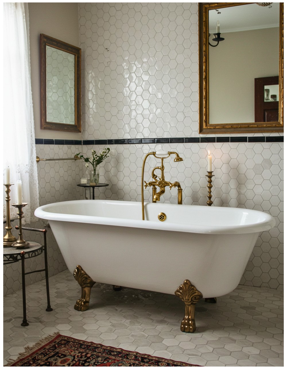 Vintage Hexagon Tiles