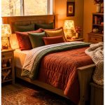 Acorn-Filled Mason Jars as Whimsical Bedside Lamps