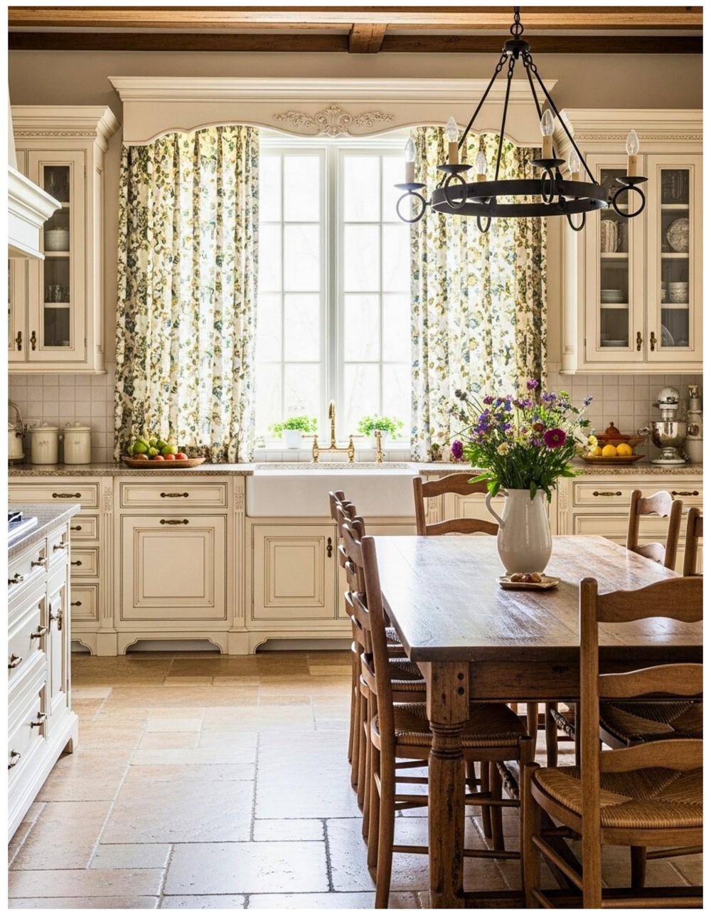 Antique French Country Kitchen Style