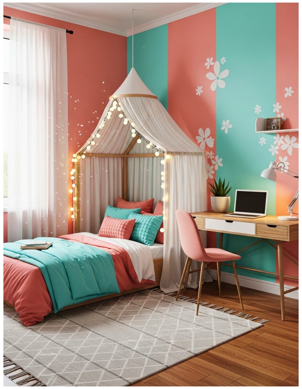 Charming Ideas for a Teen Girl’s Bedroom Retreat