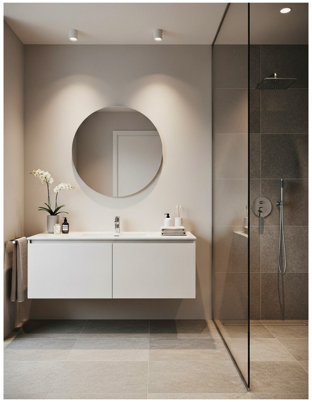 Chic Minimalist Bathroom Design