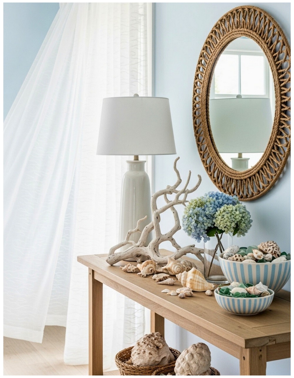 Coastal Console Styling Ideas