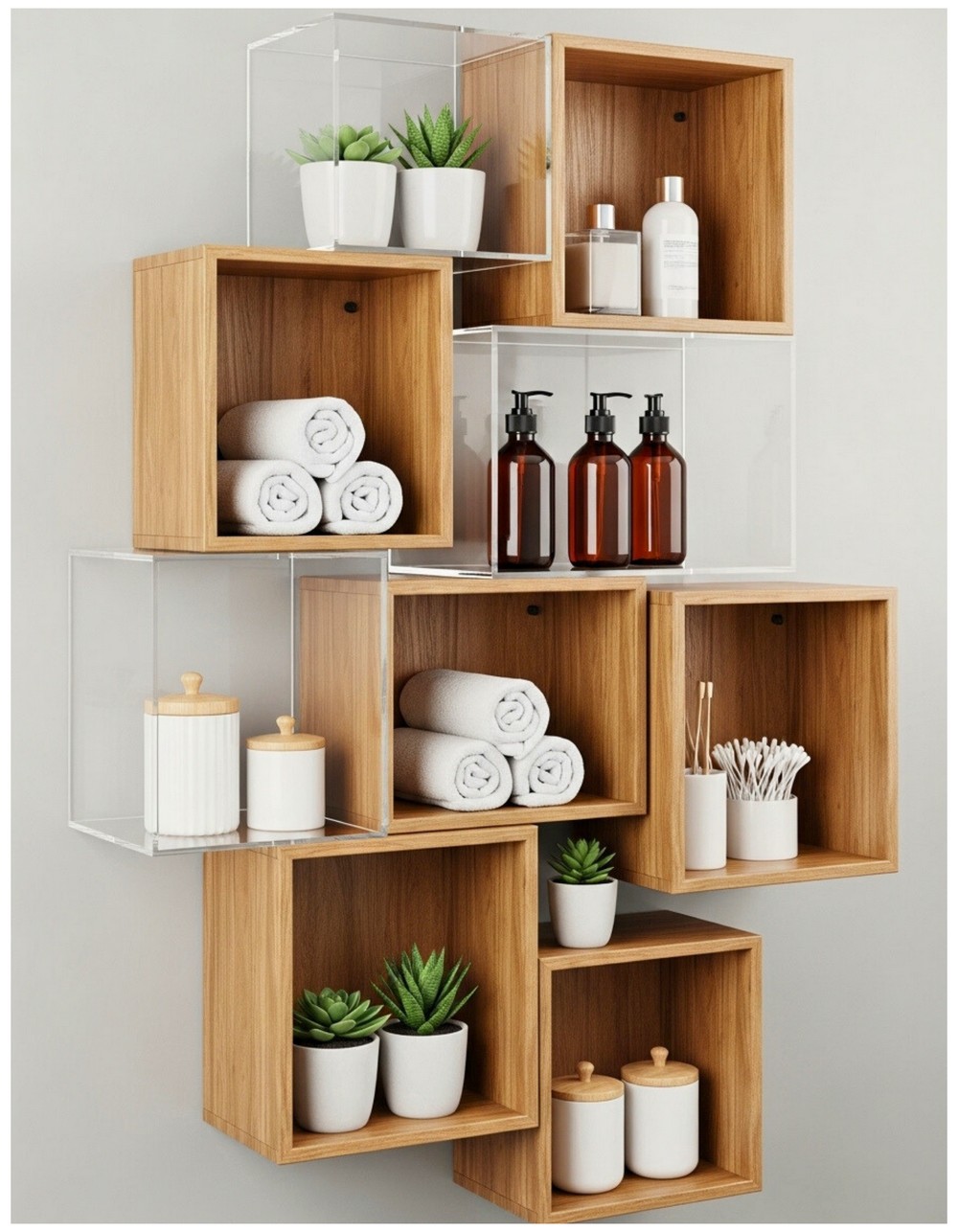 Customizable Cube Shelves