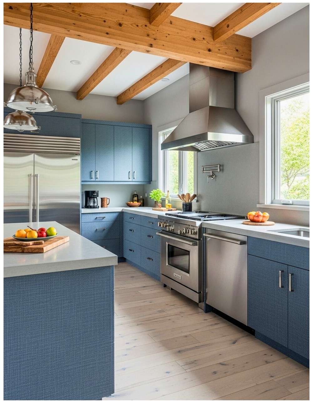 Denim Blue Kitchen Cabinets Trend