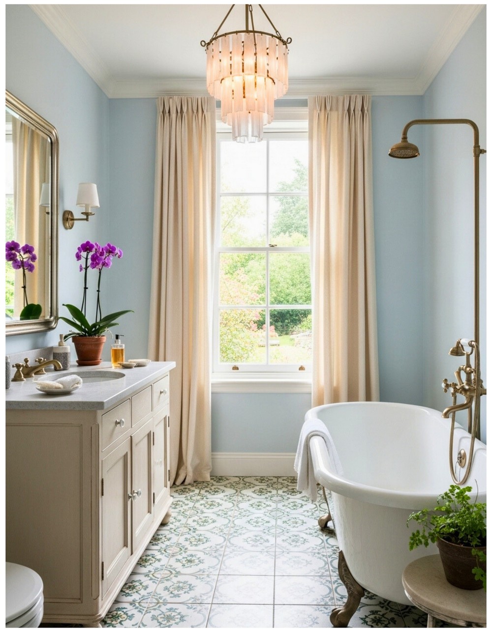 Elegant Inspirations for a French Cottage Bathroom