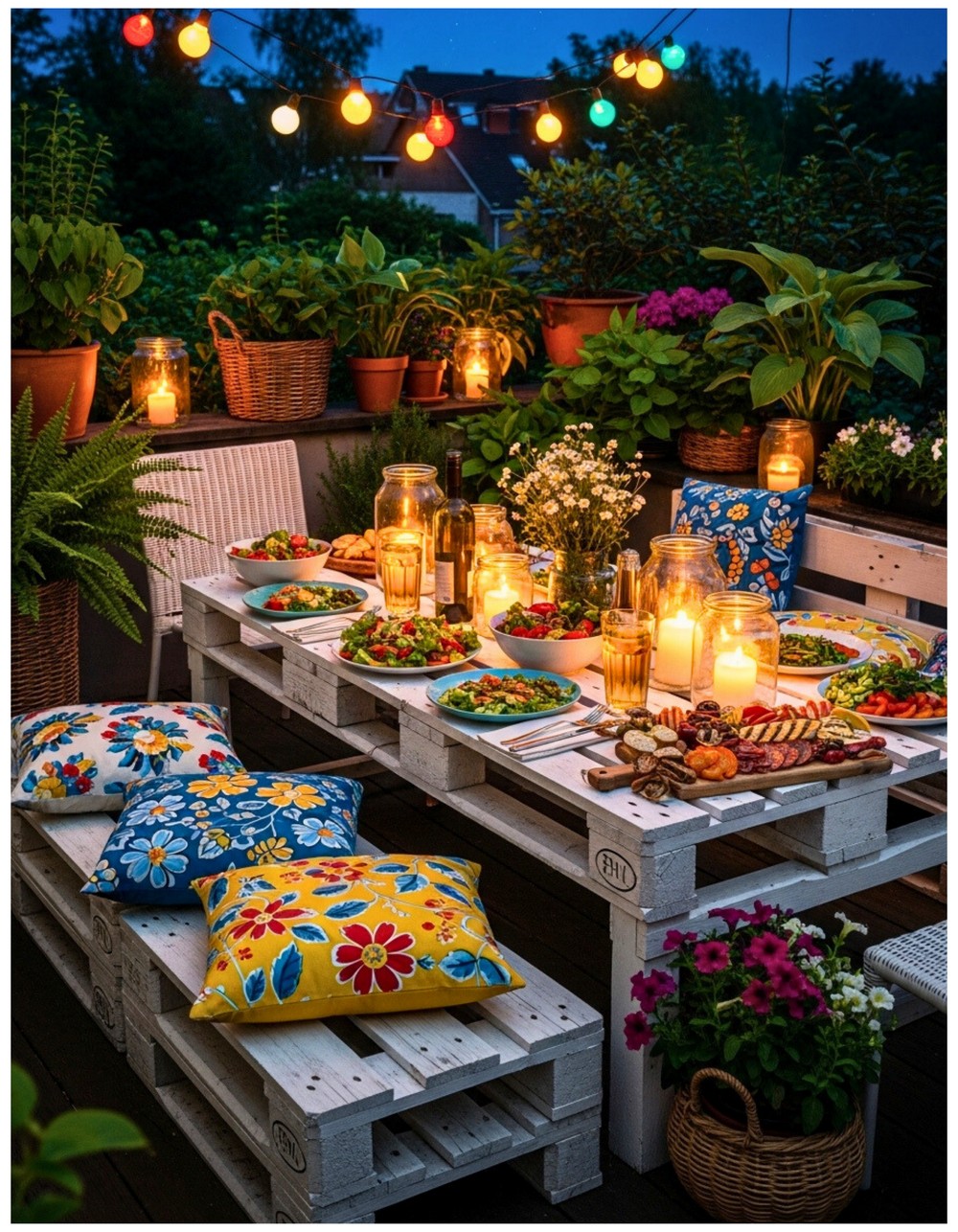 Inviting Pallet Outdoor Furniture for Summer Dining