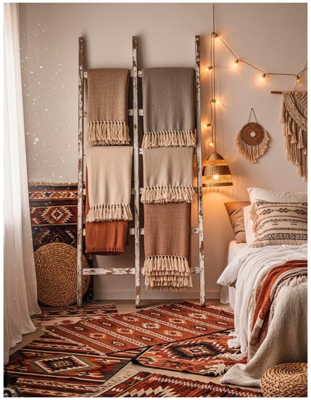 Rustic Ladder Display