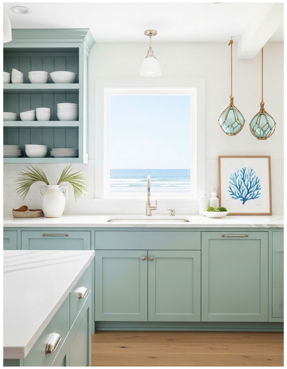 Seafoam Green Kitchen Inspiration