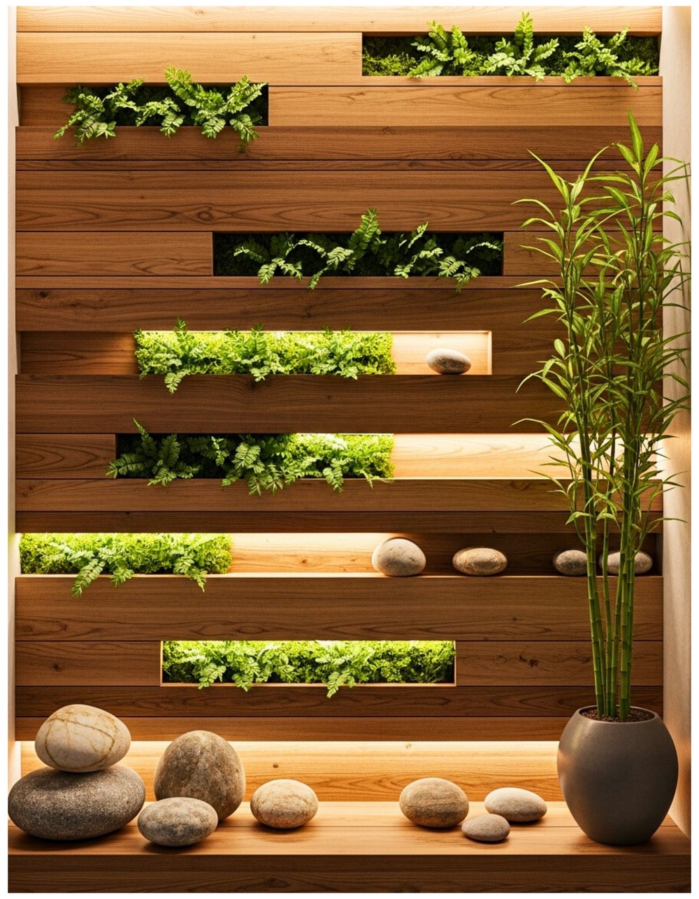 Tranquil Zen Garden Wall Ideas