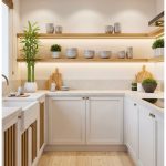 Zen White Kitchen Design