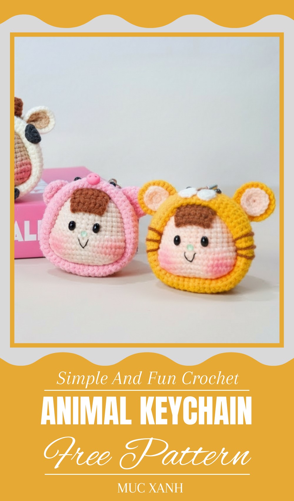 Crochet Animal Keychain Tutorial