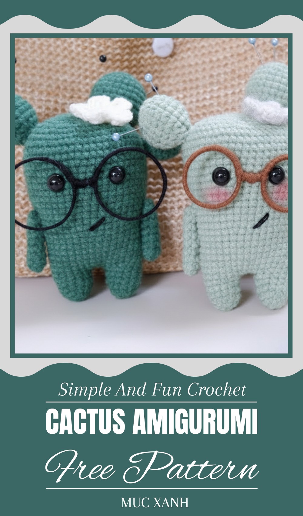 Crochet Cactus Amigurumi Pattern