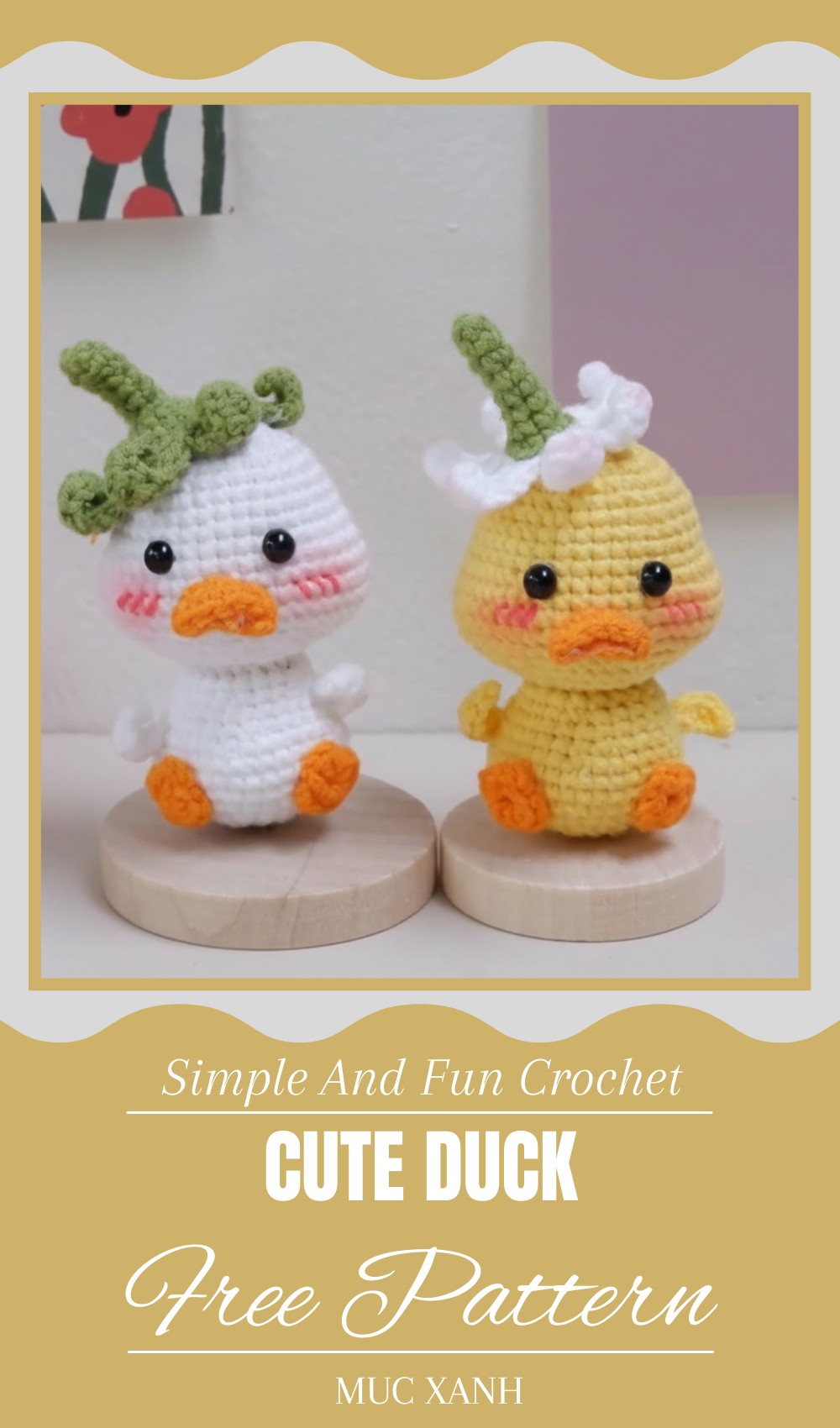 Crochet Cute Duck Pattern