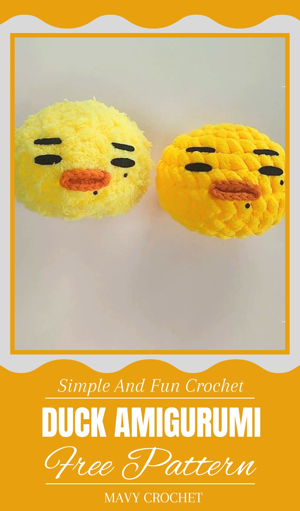 Crochet Duck Amigurumi Pattern