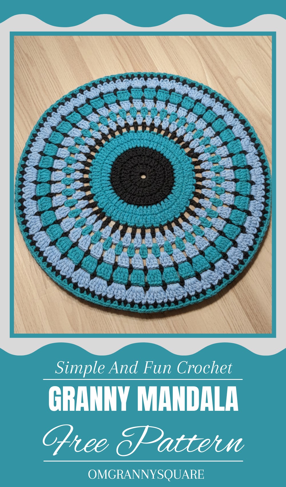 Crochet Granny Mandala Pattern