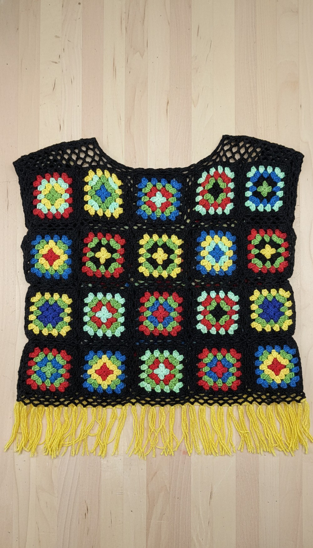 Crochet Granny Square Summer Top Tutorial 3