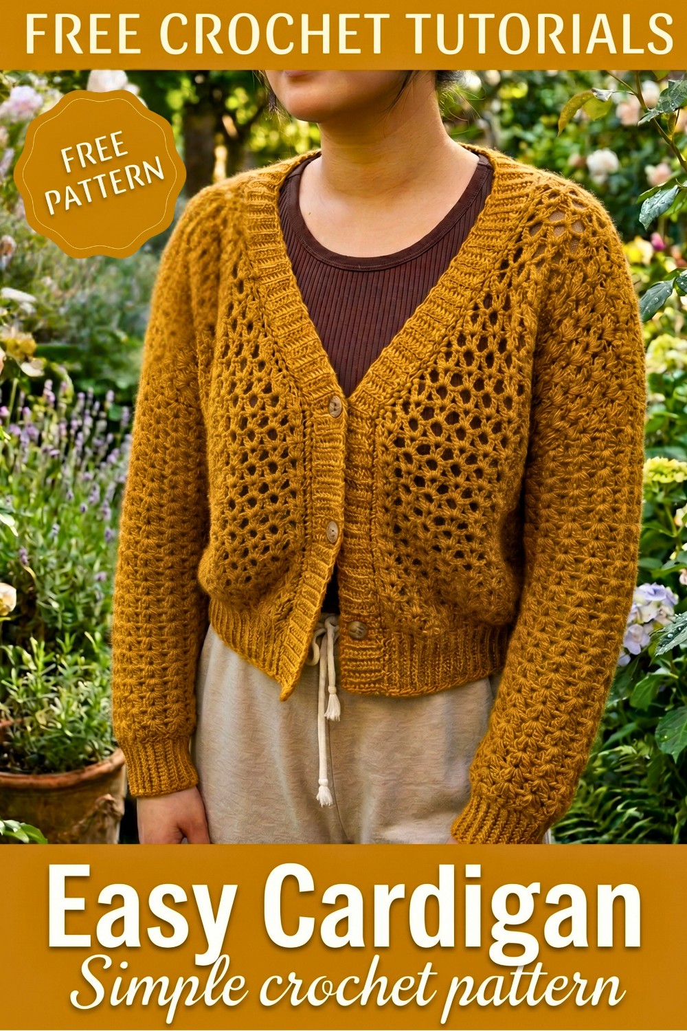 Crochet Cardigan Pattern