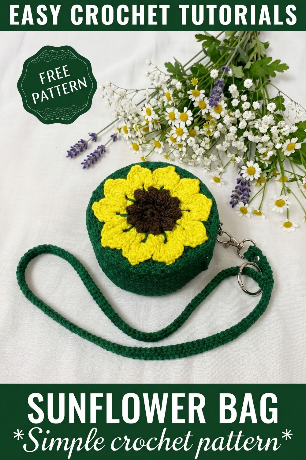 Bright Crochet Sunflower Bag Pattern Bursting With Summer Energy
