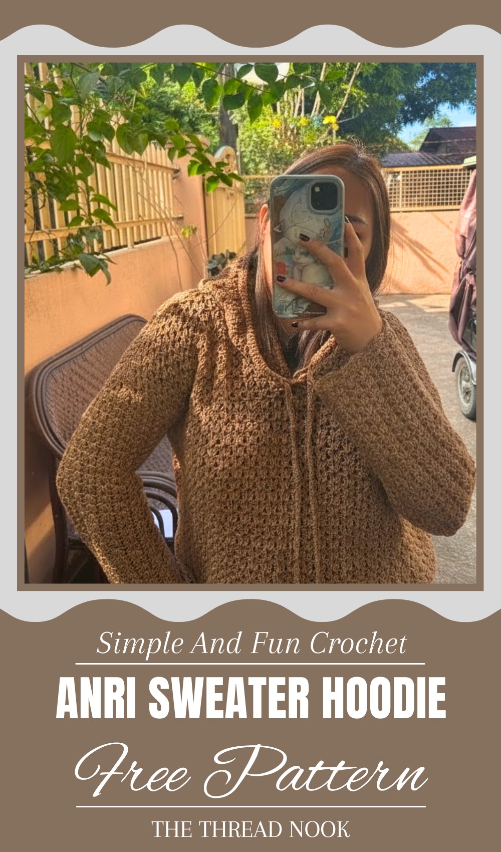 Crochet Anri Sweater Hoodie Tutorial