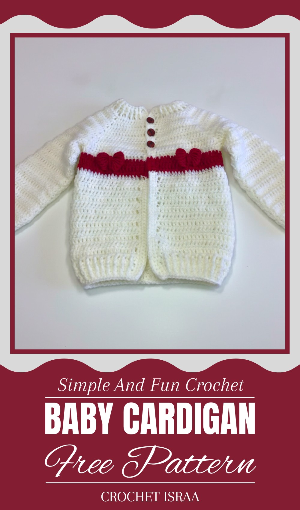 Crochet Baby Cardigan