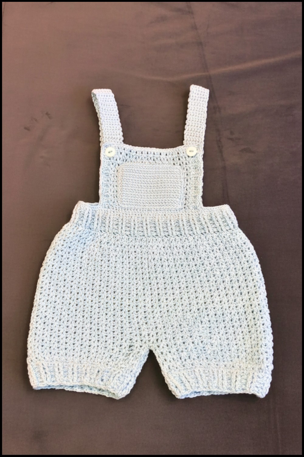 Crochet Baby Romper 3