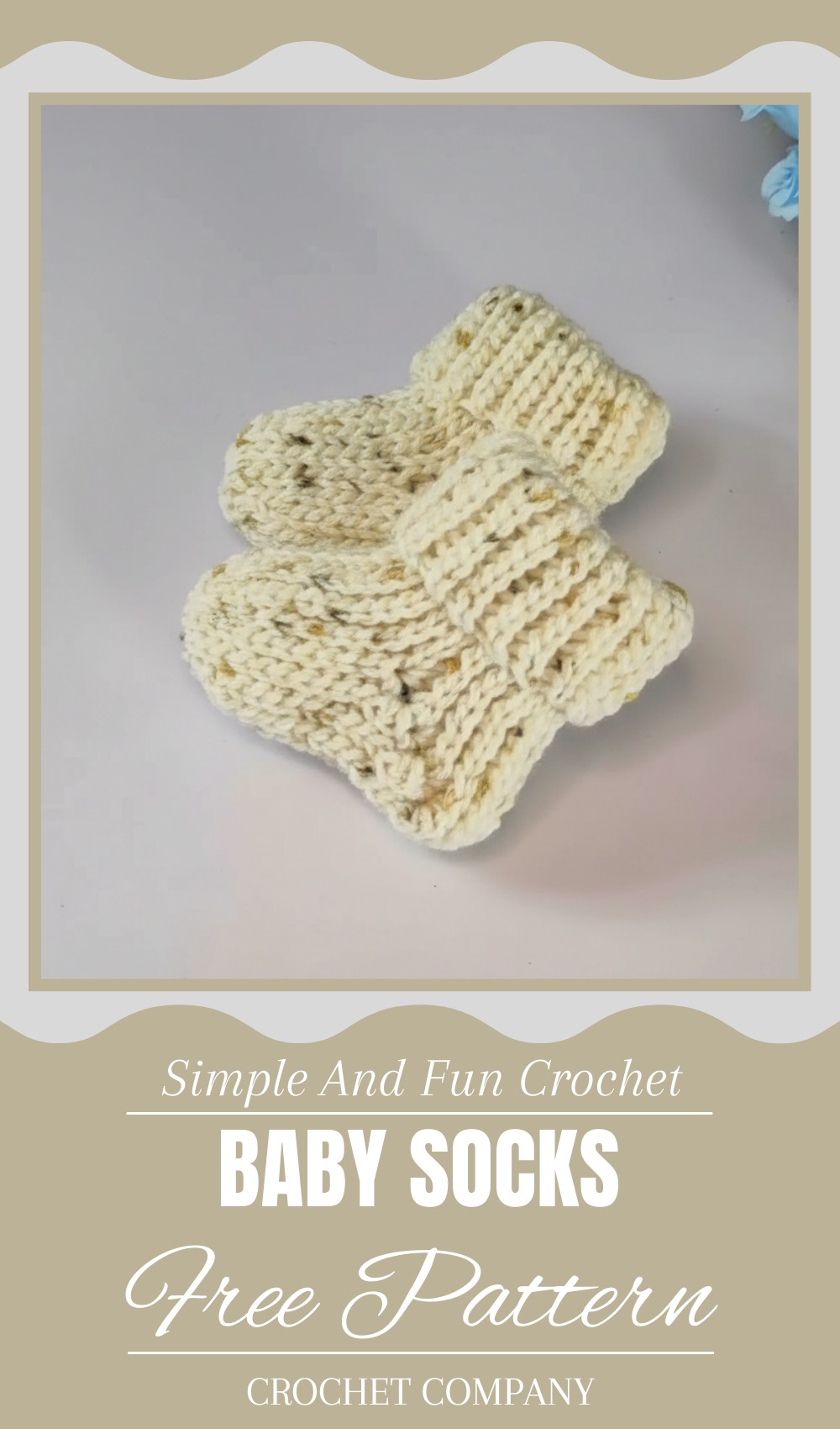 Crochet Baby Socks Pattern