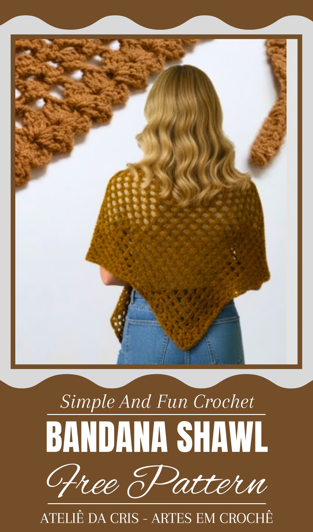 Crochet Bandana Shawl Pattern