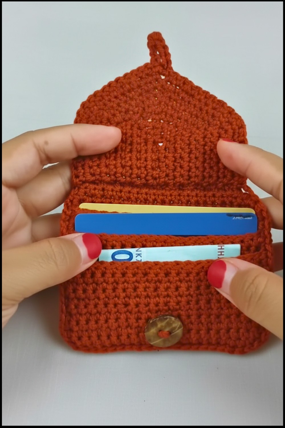 Crochet Beautiful Card Wallet 1