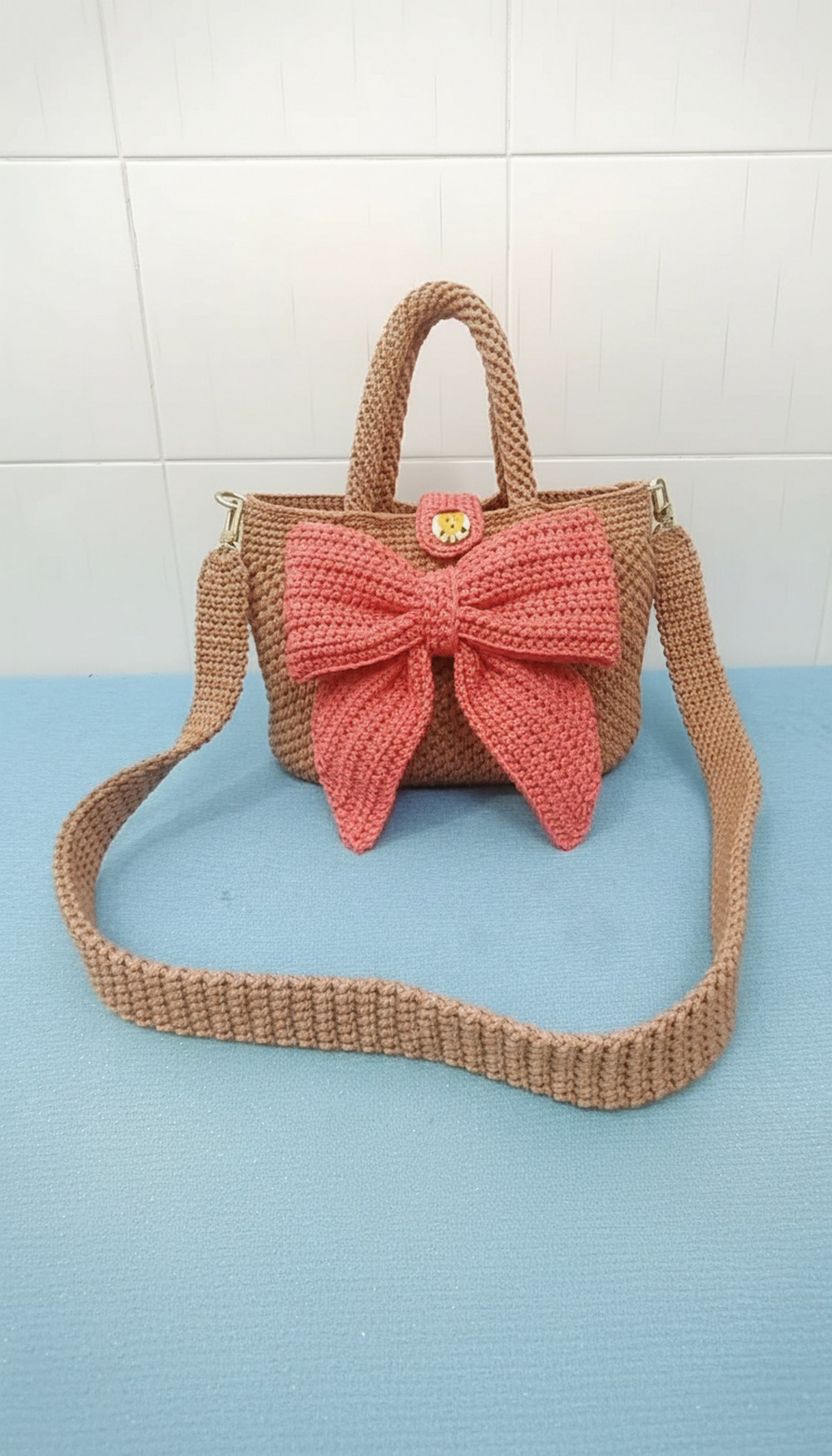 Crochet Bow Bag Pattern 2