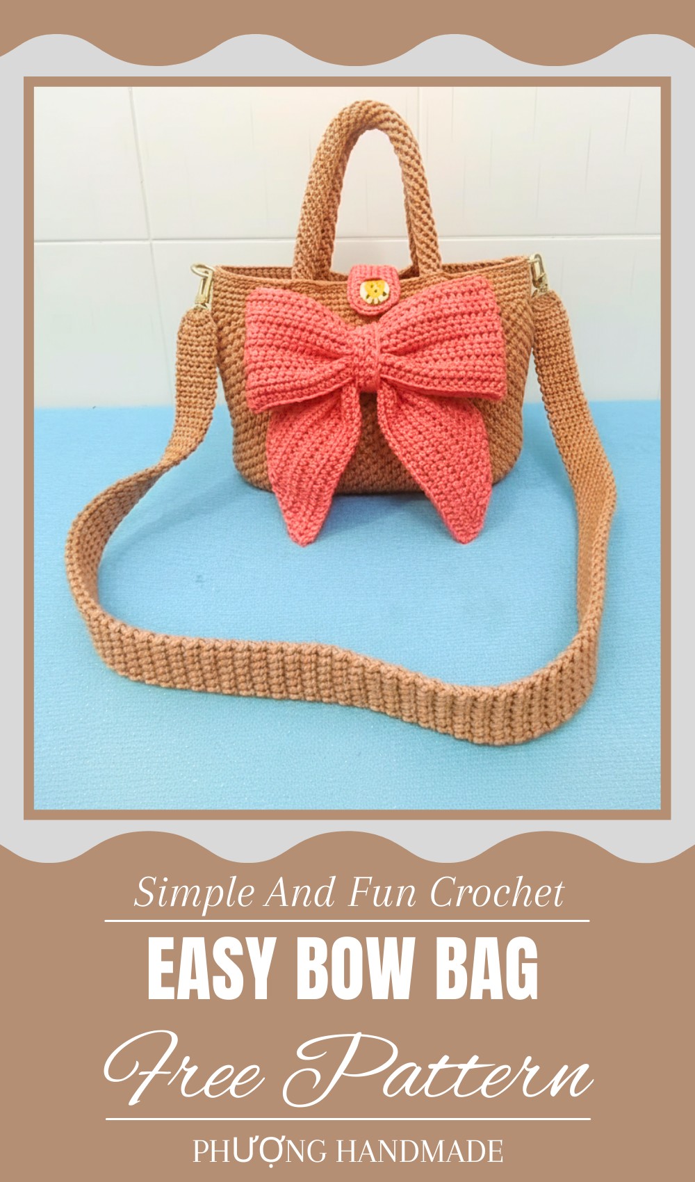 Crochet Bow Bag Pattern