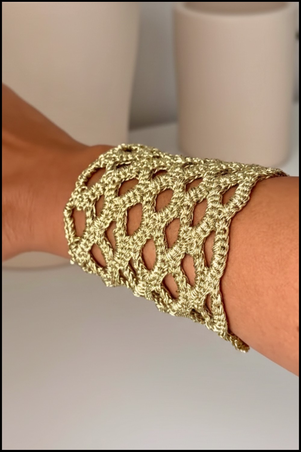 Crochet Bracelet Pattern 1
