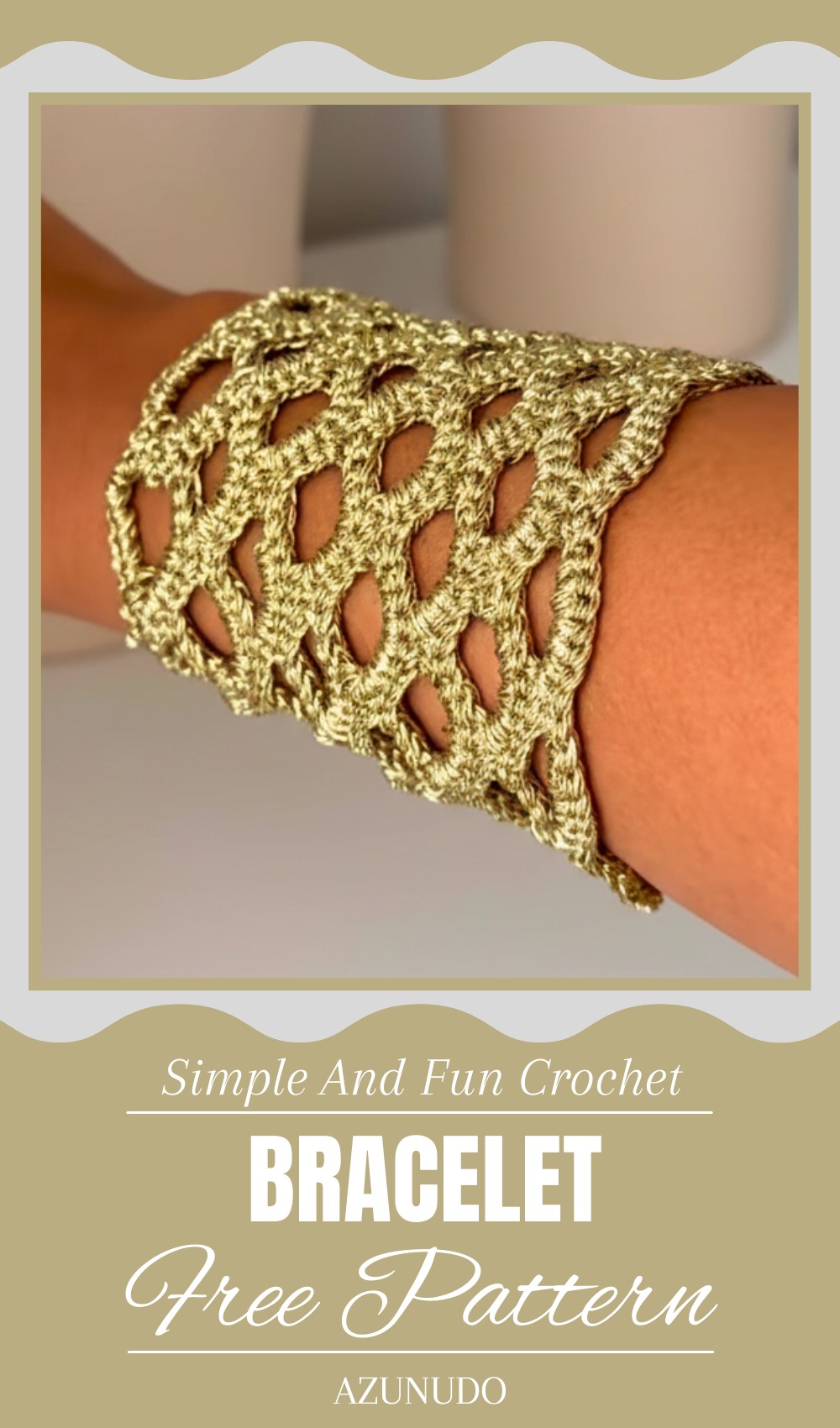 Crochet Bracelet Pattern