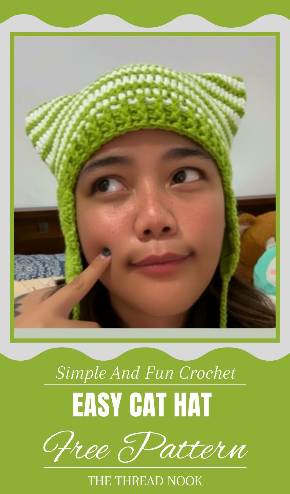 Crochet Cat Hat Crochet Tutorial