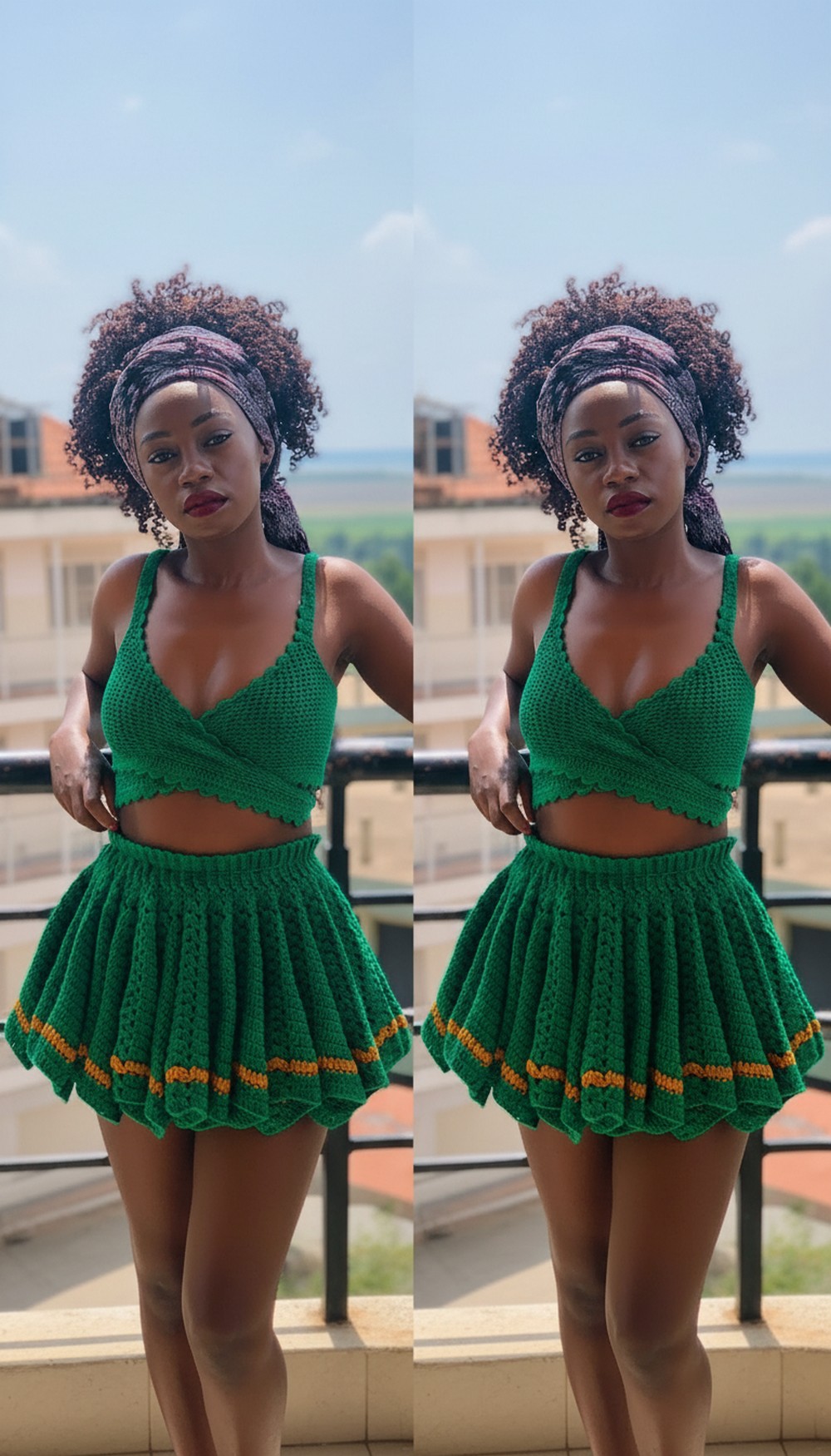 Crochet Cheerleader Skirt Pattern 2