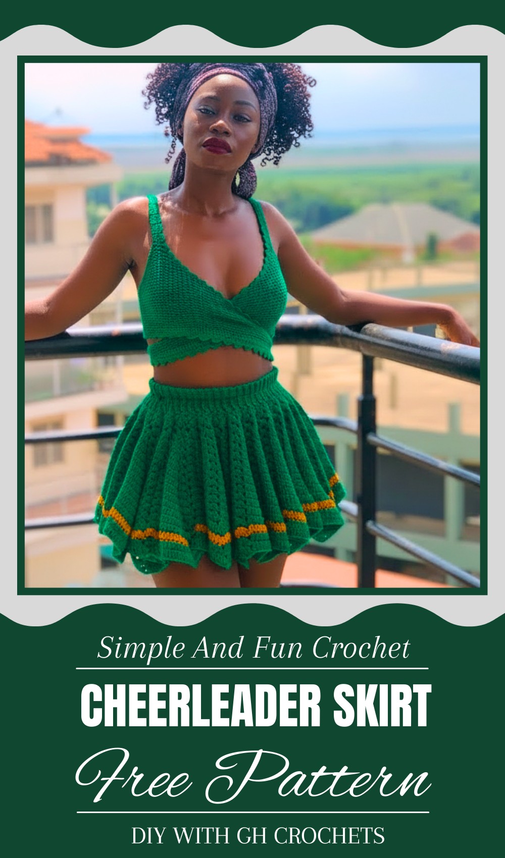 Crochet Cheerleader Skirt Pattern