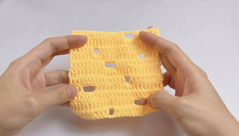 Crochet Cheese Slice 9